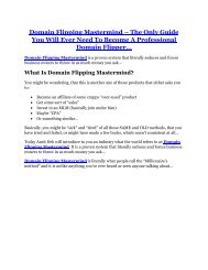 Domain Flipping Mastermind review and (COOL) $32400 bonuses