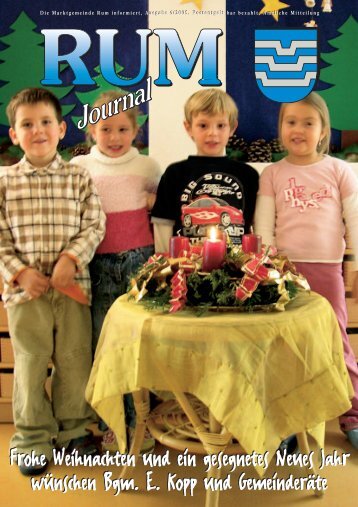 Rum-Journal 2005/4 (4,7 MB) - Marktgemeinde Rum