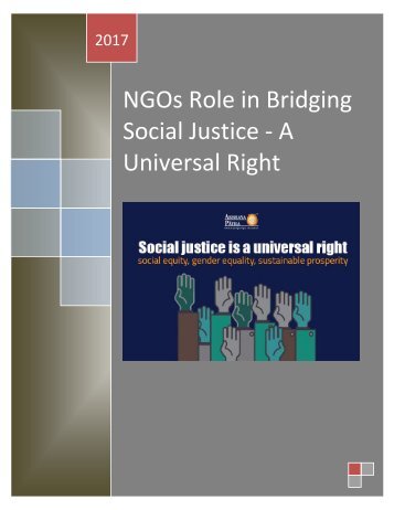 NGOs Role in Bridging Social Justice