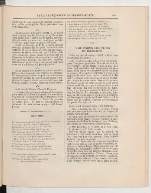 Le Collectionneur de timbres-poste - 15 septembre 1864 - Arthur Maury