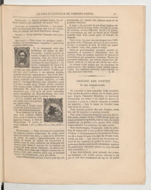 Le Collectionneur de timbres-poste - 15 septembre 1864 - Arthur Maury