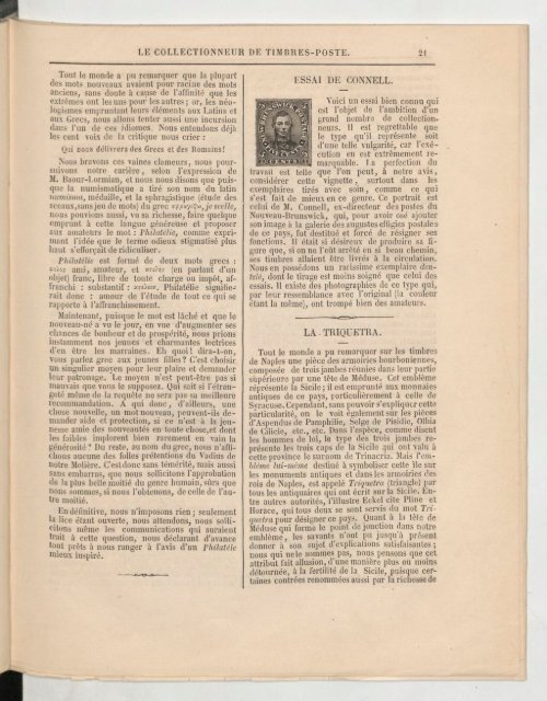 Le Collectionneur de timbres-poste - 15 septembre 1864 - Arthur Maury