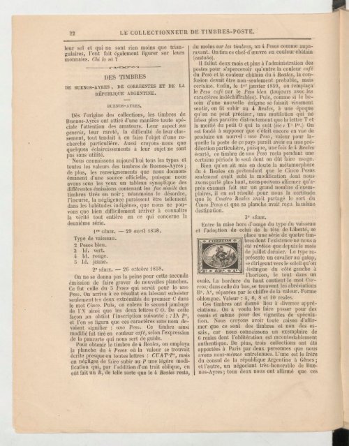 Le Collectionneur de timbres-poste - 15 septembre 1864 - Arthur Maury