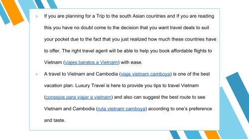 Consejos Para Viajar a Vietnam y Camboya