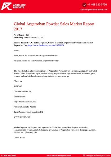Global-Argatroban-Powder-Sales-Market-Report-2017