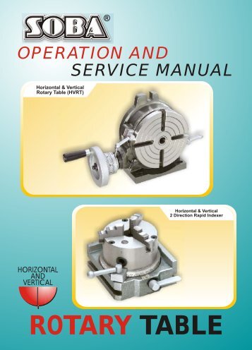 SOBA-ROTARY-TABLE-MANUAL