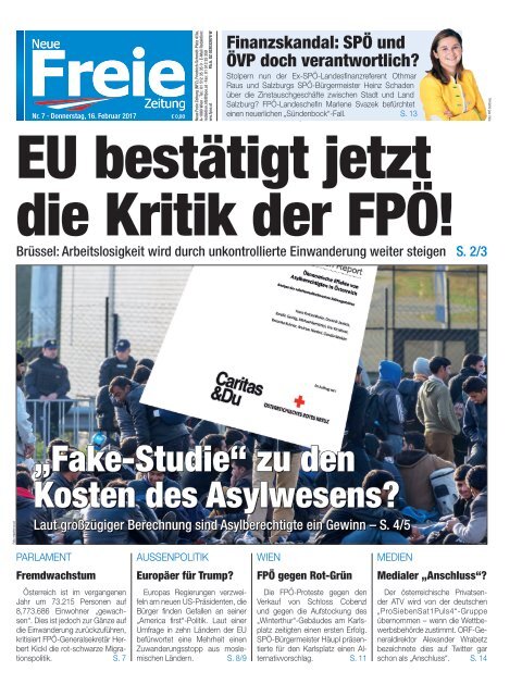 EU bestätigt jetzt die Kritik der FPÖ!