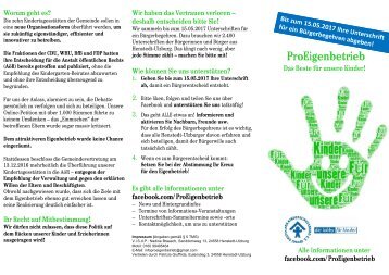 Flyer ProEigenbetrieb