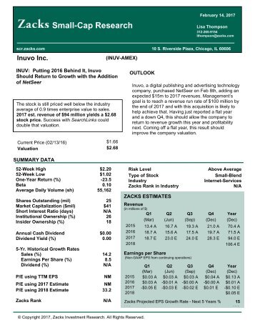 Small-Cap Research