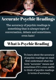 Accurate Psychic Readings