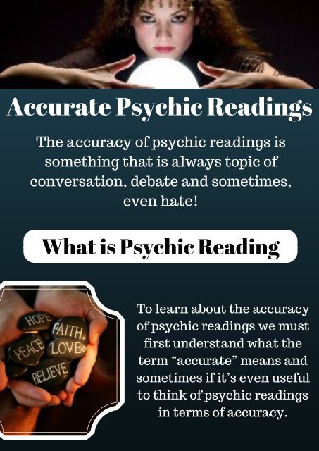 Accurate Psychic Readings