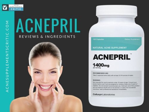 Acnepril Reviews and Ingredients 2017