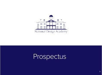 National Design Academy Prospectus 2016