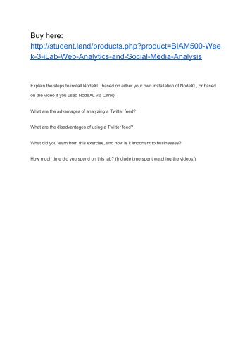 toolwire learnscape examining the use of social media Hum 176 week 1 individual assignment toolwire ® learnscape: examining the use of social media and its impact on corporate commerce access the toolwire ® learnscape: examining the use of social media and its impact on corporate commerce through the link located on the student website. toolwire learnscape examining the use of social media Hum 176 week 1 individual assignment toolwire ® learnscape: examining the use of social media and its impact on corporate commerce access the toolwire ® learnscape: examining the use of social media and its impact on corporate commerce through the link located on the student website.
