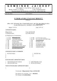 Gemeinde Jaidhof