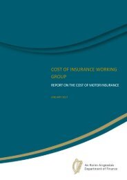 COST OF INSURANCE WORKING GROUP