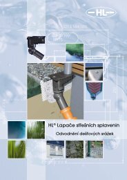 HL® Lapače střešních splavenin - HL Hutterer & Lechner