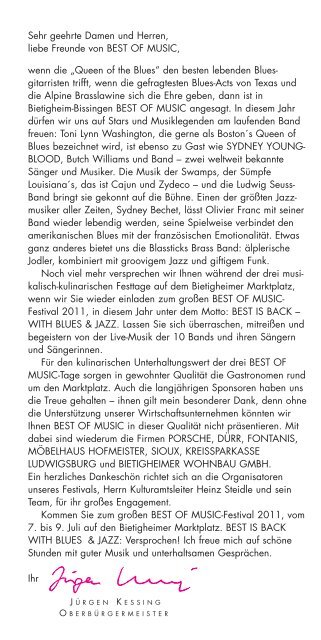 best of music - in Bietigheim-Bissingen