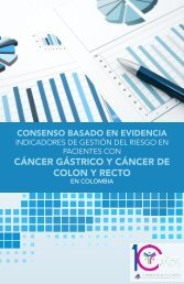 CÁNCER GÁSTRICO Y CÁNCER DE COLON Y RECTO