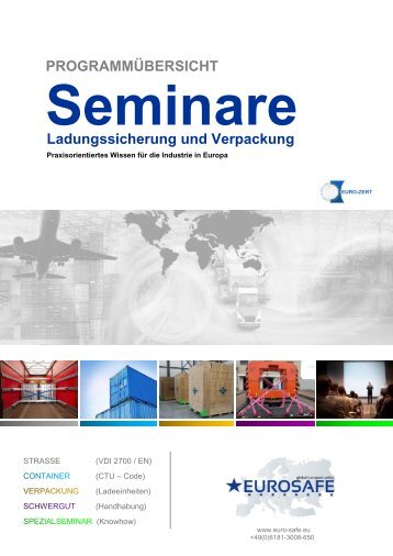 Ladungssicherung Seminare Eurosafe