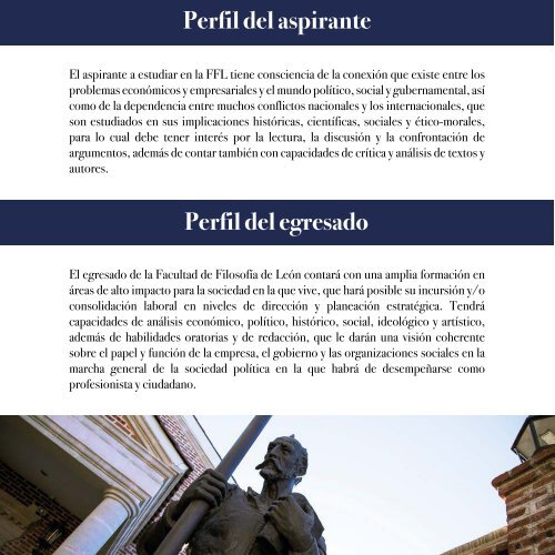 Brochure Licenciatura en filosofía