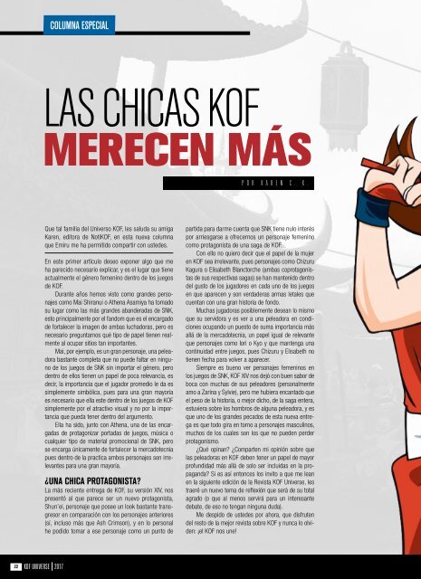 Revista KOF Universe 6