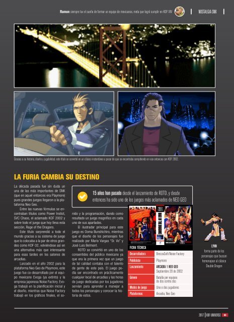 Revista KOF Universe 6
