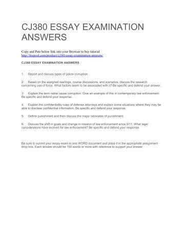 essay examination