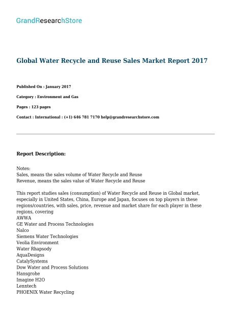 global-water-recycle-and-reuse-sales--grandresearchstore