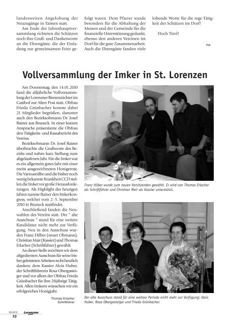 Lorenzner Bote - Ausgabe März 2010 (1,81 MB