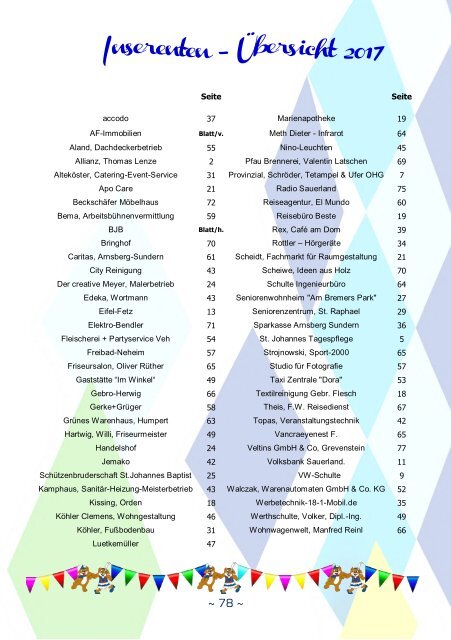 Karnevalsgesellschaft Blau-Weiß-Neheim 2016/2017 