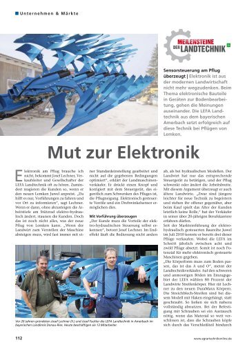 Mut zur Elektronik