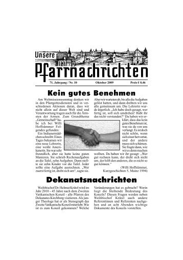 Dekanatsnachrichten - Pfarre Pitten