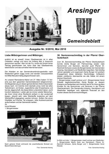 Aresinger Gemeindeblatt