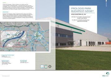 BIRD'S- EYE VIEW & SITE PLAN - Prologis