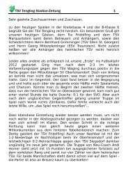 9. Ausgabe: 01.04.12 TSV Tengling - TSV Fridolfing