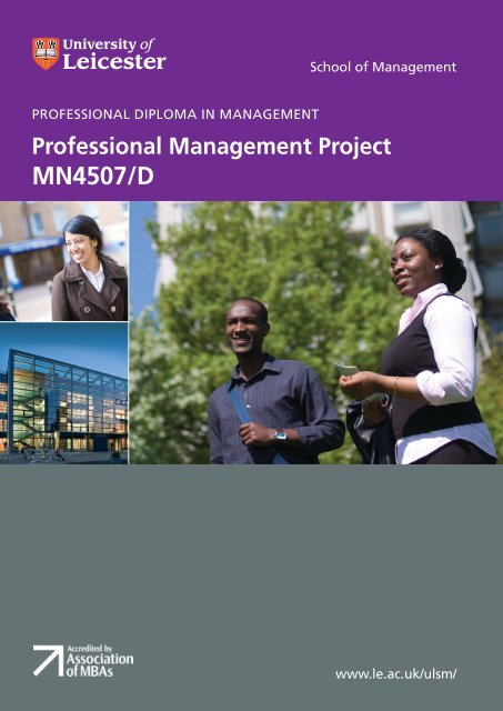 PMP module book final.pdf - Blackboard - University of Leicester