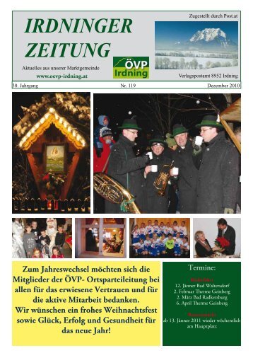 IRDNINGER ZEITUNG - Marktgemeinde Irdning