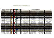 Turnierplan SSC Lichtenhaag 2010