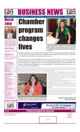 BUSINESS NEWS Chamber program changes lives