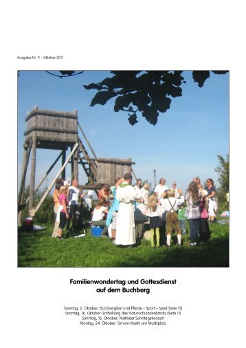 Familienwandertag und Gottesdienst auf dem Buchberg - Mattsee