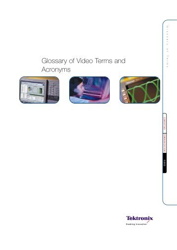 Glossary of Video Terms and Acronyms - Isotest