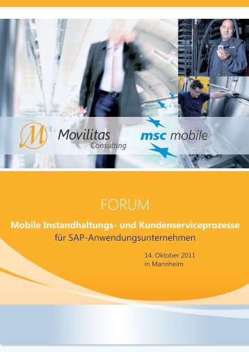 Mobile Instandhaltungs- und Kundenserviceprozesse - Movilitas.com