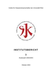 Institutsbericht 2008 - Institut für Ostasienwissenschaften ...
