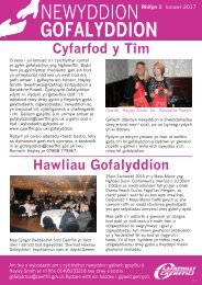 Carers News 1 Jan 2017 (Cymraeg)