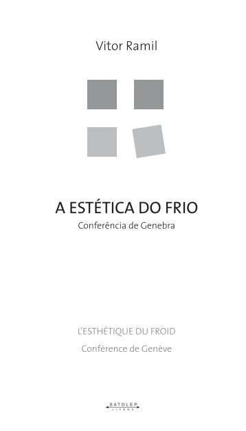 A_Estetica_do_Frio - Vitor Ramil