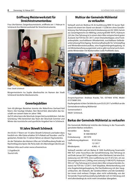 SCHÖNECKER ANZEIGER