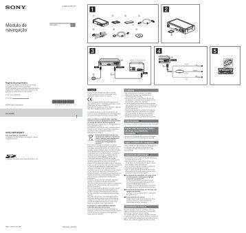 Sony XA-NV400 - XA-NV400 Istruzioni per l'uso Portoghese