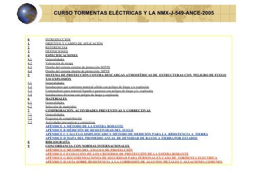 CAP 6 de NMX-549-ANCE-2005