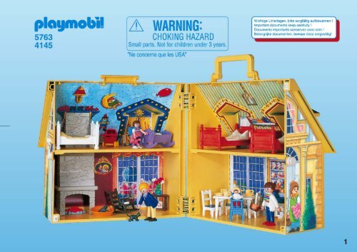 Playmobil 4145 - Notice de montage Playmobil 4145
